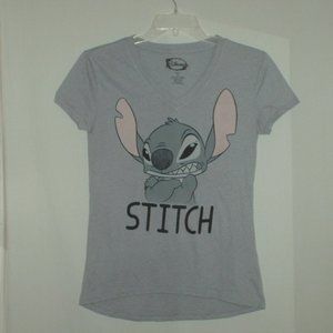 Disney Stitch ladies V-neck T-shirt- size small